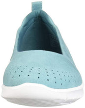 Load image into Gallery viewer, Clarks Women's Step Allena Sea Loafer Flat, Aqua Microfiber, 10 M US
