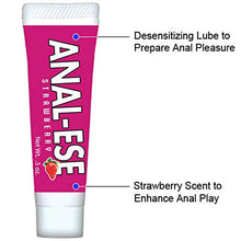 Load image into Gallery viewer, Nasstoys Anal-ESE Flavored Desensitizing Anal Gel, Strawberry -1 Pack