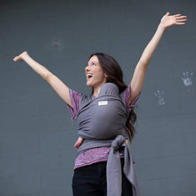 Load image into Gallery viewer, Baby Wrap Ergo Carrier Sling by Sleepy Wrap - Dark Grey - for Babies from Birth to 35 lbs or About 18 Months…