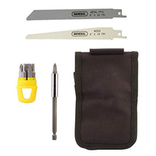 Load image into Gallery viewer, General Tools 86014 14 piece Quad Saw/Driver,Black/yellow