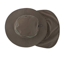 Load image into Gallery viewer, Home Prefer Outdoor UPF50+ Mesh Sun Hat Wide Brim Fishing Hat with Neck Flap (Army Green)