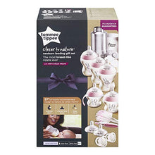 Load image into Gallery viewer, Tommee Tippee Closer to Nature Newborn Baby Feeding Starter Set - Pink, Girl (Design May Vary)