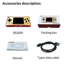 Load image into Gallery viewer, HAIHUANG RG300X Handled Game Console, Portable Game Console with 64G TF Card Pre-Installed 5171 Classic Games, Retro Game Console with 3.0 inch IPS Screen Perfectly Support PS1,CPS1,CPS2,CPS3,FBA