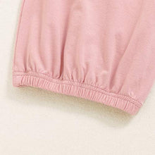 Load image into Gallery viewer, Newborn Baby Girl Little Sister Sleeper Gown Stripe Long Sleeve Nightgown Outfit (Pink, 0-6 Months)