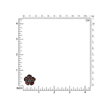 Load image into Gallery viewer, Silvershake 8.15ct. Natural Garnet White Gold Plated 925 Sterling Silver Flower Cluster Cocktail Ring Size 11