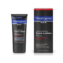 Load image into Gallery viewer, Neutrogena Triple Protect Face Lotion for Men, SPF 20, 1.7 Ounce