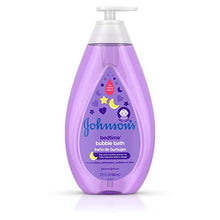 Load image into Gallery viewer, Johnson's Bedtime Baby Bubble Bath with Relaxing & Soothing NaturalCalm Aromas, Hypoallergenic, Gentle & Tear-Free Nighttime Bubble Bath for Babies, Kids & Toddlers, 27.1 fl. oz