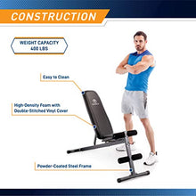 Load image into Gallery viewer, Exercise Utility Bench for Upright, Incline, Decline, and Flat Exercise SB-261W