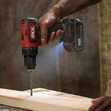 Load image into Gallery viewer, Skil 2-Tool Drill Combo Kit: PWRCore 20 Brushless 20V Cordless Drill Driver and 1/4 Inch Hex Impact Driver, Includes 2.0Ah Lithium Battery and PWRJump Charger - CB743701