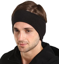Load image into Gallery viewer, Ear Warmer Headband - Winter Fleece Ear Cover for Men & Women - Warm & Cozy Cold Weather Ear Muffs for Running & Cycling