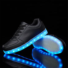 Load image into Gallery viewer, SANYES USB Charging Light Up Shoes Sports LED Shoes Dancing Sneakers SYDB551-Black-40