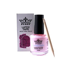 Load image into Gallery viewer, PUEEN Latex Tape Peel Off Cuticle Guard Skin Barrier Protector Nail Art Liquid Tape 15ml Pink - BH000584