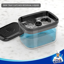 Load image into Gallery viewer, MR.SIGA Dish Soap Dispenser for Kitchen,2 in 1 Premium Soap Dispenser and Sponge Holder, Dishwashing Soap Pump Dispenser for Kitchen Countertop, Black