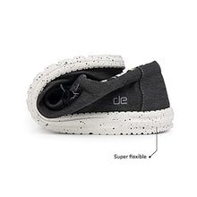 Load image into Gallery viewer, Hey Dude Men's Wally Stretch Black Size 13 | Men’s Shoes | Men's Lace Up Loafers | Comfortable & Light-Weight