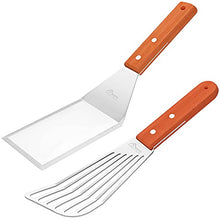 Load image into Gallery viewer, Hotec Metal Fish Spatula Kitchen Tongs with Silicone Tips