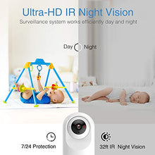 Load image into Gallery viewer, Security Camera Indoor, Goowls 1080P HD WiFi Camera Baby Camera Smart Home Wireless IP Camera for Pet/Dog/Nanny Monitor Pan/Tilt Night Vision Motion Detection 2-Way Audio Compatible with Alexa 2 Pack
