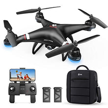 Load image into Gallery viewer, Holy Stone GPS Drone with 1080P HD Camera FPV Live Video for Adults and Kids, Quadcopter HS110G with Carrying Bag, 2 Batteries, Altitude Hold, Follow Me and Auto Return, Easy to Use for Beginner