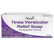 Load image into Gallery viewer, Naturasil Homeopathic Remedies Tinea Versicolor 10% Sulfur Soap | Also Helps to Relieve Candida & Onychomycosis- 4 Ounce Bar