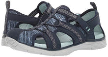 Load image into Gallery viewer, Dr. Scholl's Shoes Women's Andrews Fisherman Sandal, Navy Nubuck/Fabric, 8 M US