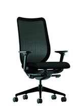 Load image into Gallery viewer, HON Nucleus Mesh Task Chair - Knit Mesh Back Computer Chair with Adjustable Arms, Black (HN1)