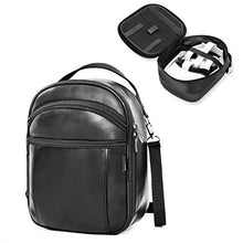Load image into Gallery viewer, Artificial Leather Oculus Quest 2 Hard Carrying Case, Dustproof, Waterproof and Shockproof VR Glasses Storage Box with Shoulder Strap, Which can Store VR Headsets, Handles, Batteries and Elite Straps