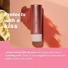 Load image into Gallery viewer, COOLA Organic Mineral Sunscreen Tinted Lip Balm, Lip Care for Daily Protection, Broad Spectrum SPF 30, Nude Beach, 0.15 Oz