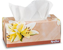 Load image into Gallery viewer, Reeflex Facial Tissues 230 Per Box 8" X 7" Size, Soft, Smooth, 2 Ply, Great For Home, Office, Store, School, Bathroom, Or In Your Car Family Pack (3 Facial Tissue Boxes)