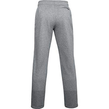 Load image into Gallery viewer, Under Armour Men's Rival Fleece Pants , Pitch Gray Light Heather (012)/Onyx White , XX-Large