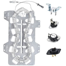 Load image into Gallery viewer, Dryer Heating Element DC47-00019A for Samsung dv42h5000ew/a3 with Replacement Parts DC96-00887A and DC47-00016A Thermal Fuse, DC32-00007A Dryer Thermistor DC47-00018A