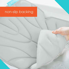 Load image into Gallery viewer, Summer Infant Deluxe Bath Cushion, Gray, Fits Inside Most Baby Bathtubs, Provides Extra Comfort and Support, No Slip Backing, Quick Dry Material, Machine Washable, White