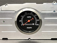 Load image into Gallery viewer, Dolphin Gauges 1960 1961 1962 1963 Chevy Truck 2 Gauge Dash Panel Insert 3 3/8" Quad Style Mechanical Black