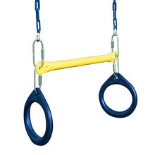 Load image into Gallery viewer, Swing-N-Slide Ring and Trapeze Combo swing Black
