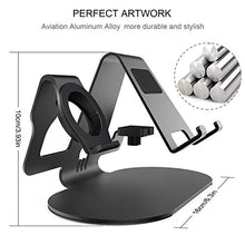Load image into Gallery viewer, 3 in 1 Aluminum Charging Station for Apple Watch Charger Stand Dock for iWatch Series 4/3/2/1,iPad,AirPods and iPhone Xs/X Max/XR/X/8/8Plus/7/7 Plus /6S /6S Plus(Black)