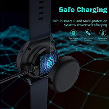 Load image into Gallery viewer, Galaxy Watch 5/4/3 Charger EMallee USB A Charging Dock for Samsung Galaxy Watch5 Pro Watch4 Classic Watch3 Active Active2 Accessories 2 Pack