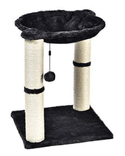 Load image into Gallery viewer, AmazonBasics Cat Condo Tree Tower With Hammock Bed And Scratching Post, 16 x 20 x 16 Inches, Gray