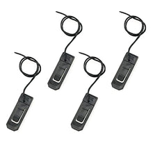 Load image into Gallery viewer, YHXiXi 4PCS Surfboard Fin Clips Surfing Watershed Fin Clip Paddle Board Surfboard Tail Clip Long Board Surf Fins Inflatable, Sup, Fixed Fin Accessory 4.3x1.3cm, Black