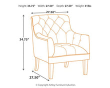 Load image into Gallery viewer, Signature Design by Ashley - Drakelle Accent Chair - Casual - Faux Leather - Brown