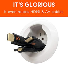 Load image into Gallery viewer, ECHOGEAR in-Wall TV & Soundbar Power Kit & Certified 8 Foot HDMI 2.1 Cable - Includes Low Voltage Cable Management to Conceal TV & Soundbar Wires - Ultra High Speed HDMI Cable Gets 4k@120Hz