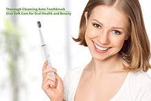 Load image into Gallery viewer, Sonic Electric Toothbrush for Adults, Whitening Cleaning Electronic Toothbrush Rechargeable Vibrating Toothbrush with 4 Dupont Brush & 1 Face Brush, Smart Timer and Pressure Sensor
