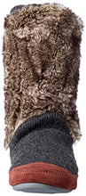 Load image into Gallery viewer, Acorn womens Slouch Boot Slipper, Charcoal Fur, 8-9 US