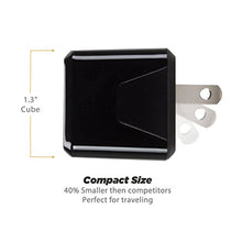 Load image into Gallery viewer, SCOSCHE USBH121 SuperCube Flip Single USB Port Wall Charger for USB Devices, Black