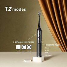 Load image into Gallery viewer, usmile U3 Electric-Toothbrush Micro Bubble Deep Cleaning for Coffee Tea etc Stains, Smart Sensor 12 Modes, Rechargeable Sonic-Electronic-Toothbrush with Automatic Timer cepillo de dientes eléctrico
