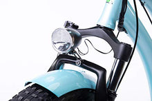 Load image into Gallery viewer, SOHOO 48V 750W 16Ah 26inches Step-Thru Beach Cruiser Electric Bicycle City E-Bike Mountain Bike, Blue, X-Large