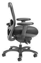 Load image into Gallery viewer, CXO Ergonomic Executive Mid Back Task Chair in Black (Blue)