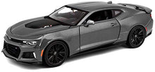 Load image into Gallery viewer, Maisto 1:24 Scale Assembly Line 2017 Chevrolet Camaro ZL1 Die-Cast Vehicle , Black