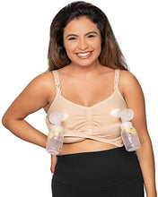 Load image into Gallery viewer, Sublime Busty Hands Free Pumping Bra | Patented All-in-One Pumping & Nursing Bra with EasyClip for F, G, H, I Cup (Beige, XXX-Large-Busty)