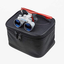 Load image into Gallery viewer, Ocean Aquarius 3.5X 420mm Surgical Binocular Loupes Glasses Lens Magnifier (Red)