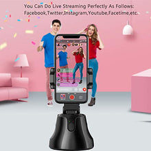 Load image into Gallery viewer, Selfie Stick,Prosvet 360° Rotation Auto Face&Object Tracking Live Broadcast Streaming Smart Shooting Camera Phone Mount,Cature 360°Camera Men Selfie Mount Auto Countdown for All Cellphone(Black)