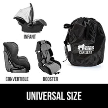 Load image into Gallery viewer, Gorilla Grip Durable Easy Carry Gate Check Airport Protector Bag, Padded Straps, Fits Convertible Car Seats, Infant Carriers, Booster Seat, Air Travel Cover for Airplane Flying, Baby, Toddler, Black