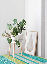 Load image into Gallery viewer, Green Decore Prime Plastic Stain Proof Reversible Fade Resistant Premium Patio Outdoor Rug (Turquoise Blue Green, 6x9)